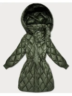 Dámska zimná bunda Oversize Minority khaki (M2-6518-22)