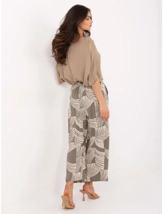 Nohavice D73771M62237G khaki