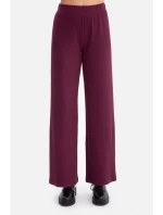 B300 Pletené nohavice - slivka