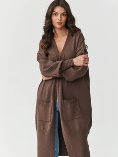 Svetr na zapínání  model 218106 Makadamia