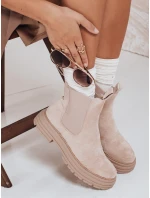 Dámske semišové béžové čižmy MADDEN FashionStreet ZY0415