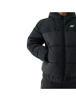 Chlapčenská páperová bunda 4F M621 dark black 4FJWAW25TDJAM621 20S Chlapčenská páperová bunda 4F M621 dark black 4FJWAW25TDJAM621 20S