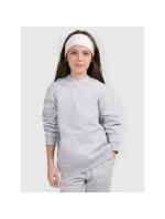 Dievčenská mikina bez prúžkov s kapucňou 4F 4FJWMM00TSWSF1862-25M