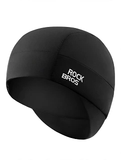 Rockbros M015 zimná obojstranná cyklistická čiapka veľkosť 54-61 cm - čierna