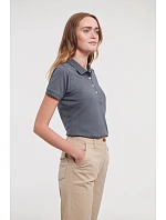 Russell Athletic 566F Dámske elastické polo tričko z piké 10.566F sky Russell Athletic 566F Dámske elastické polo tričko z piké 10.566F sky