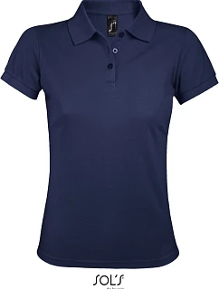 SOL'S Prime Women Dámske piqué polo z hrubej bavlny 25.0573 francúzska námornícka modrá