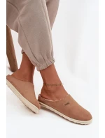 Kapcie Damskie Obuwie Domowe Inblu CS000045 Camel