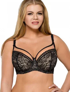 Dámska podprsenka 1396 Crystal black plus - AVA
