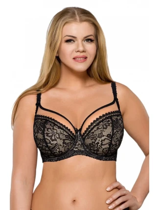 Dámska podprsenka 1396 Crystal black plus - AVA