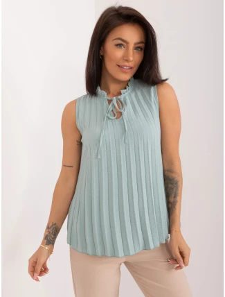 Blúzka D50121F11207A pistáciová