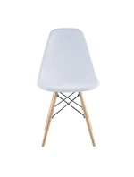 ŠKANDINÁVSKE STOLIČKY MATRACE BIELE SADA 2 KS