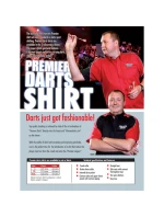 Červené tričko Harrows Premier