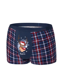 Sobie boxerky 007/57 Merry Christmas navy blue - Cornette
