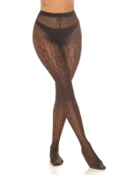 Pančuchy s geometrickým vzorom SH5015 - InStylefashion