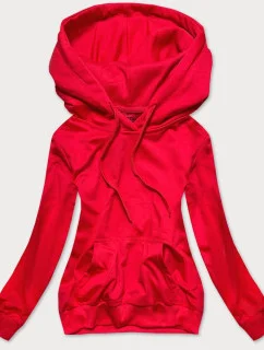Červená dámska mikina (20002)