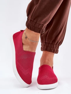 Damskie Tenisówki Slip-on Big Star FF274A605 Fuksja