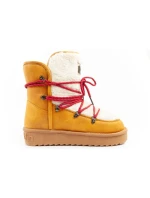 D.Franklin Snowshoes Dámske zimné módne kožušiny zateplené Mustard Women's D.Franklin Snowshoes Dámske zimné módne kožušiny zateplené Mustard Women's