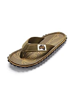 Pánske žabky Gumbies ISLANDER FLIP-FLOP PALM LEAF KHAKI Pánske žabky Gumbies ISLANDER FLIP-FLOP PALM LEAF KHAKI