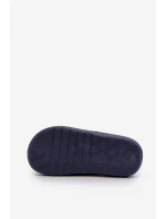 Lekkie Piankowe Klapki Dziecięce Big Star NN374557 Granatowe