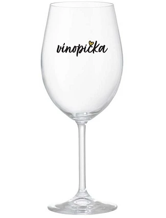 VINOPIČKA - číry pohár na víno 350 ml VINOPIČKA - číry pohár na víno 350 ml