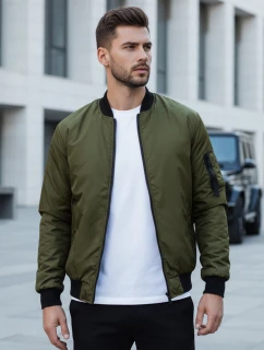 Pánska bunda bomber zelená FashionStreet TX4425
