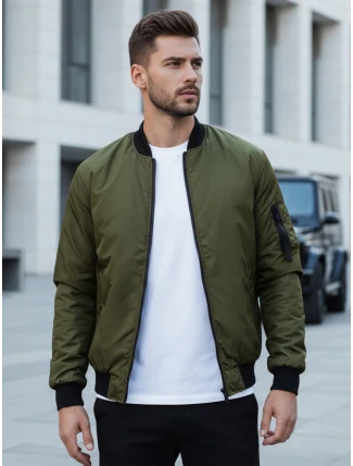Pánska bunda bomber zelená FashionStreet TX4425