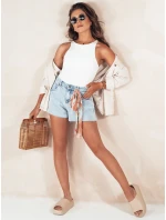 Dámske svetlomodré džínsové šortky SUMRBREEZ FashionStreet SY0353