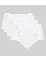 SLOGGI CHIC - Maxi nohavičky 4 ks - mäkká bavlna s čipkovanými detailmi Sloggi SLOGGI CHIC - Maxi nohavičky 4 ks - mäkká bavlna s čipkovanými detailmi Sloggi