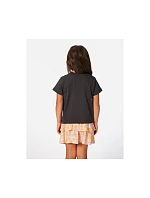Tričko RIP CURL Rainbow Tropics Art Tee – dievčenské, čierne Tričko RIP CURL Rainbow Tropics Art Tee – dievčenské, čierne