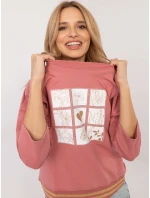 Blúzka CLM BZ 1268.67 tmavoružová