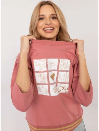 Blúzka CLM BZ 1268.67 tmavoružová