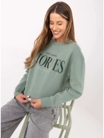 Mikina D10608BC02801A3NO pistáciová Mikina D10608BC02801A3NO pistáciová