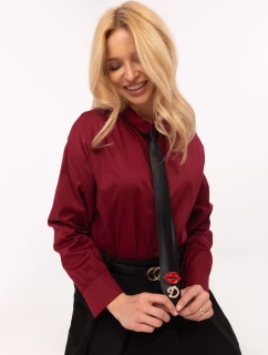 Košeľa DHJ KS 9213 1.77P bordová