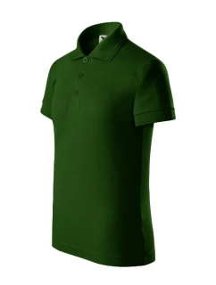Detské tričko Pique Polo fľaša zelená