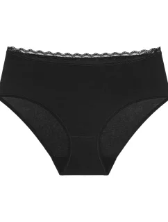 Dámske nohavičky Feel Of Cotton Midi - BLACK - black 0004 - TRIUMPH