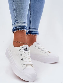 Dámske tenisky na platforme LEE ISLA C WOMEN LOW 50261002.1FG white