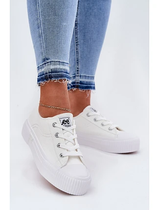 Dámské tenisky na platformě LEE ISLA C WOMEN LOW 50261002.1FG bílé