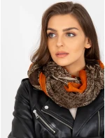 Tunelový šál AT KM 241353.35 hnedá