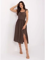 Šaty MI SK A1830.69 tmavohnedé