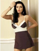 Košieľka Choco chemise - Obsessive Košieľka Choco chemise - Obsessive