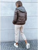 Dámska prešívaná bunda KHALEESI hnedá FashionStreet TY3877 Dámska prešívaná bunda KHALEESI hnedá FashionStreet TY3877