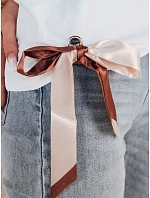 Dámske bavlnené tričko s potlačou LOVE BAGS biele FashionStreet RY2409 Dámske bavlnené tričko s potlačou LOVE BAGS biele FashionStreet RY2409
