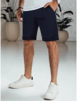 Pánske tmavomodré džínsové šortky FashionStreet SX2546