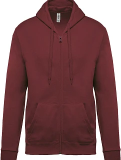 Kariban K 479 Mikina s kapucňou 20.K479 wine