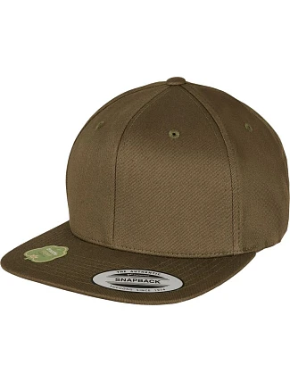 Flexfit 6089OC 6-panelová snapbacková čiapka z organického materiálu 55.89OC v odtieni burnt olive Flexfit 6089OC 6-panelová snapbacková čiapka z organického materiálu 55.89OC v odtieni burnt olive