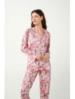 Vamp - Kvetinové pyžamo s gombíkmi 21046 - Vamp