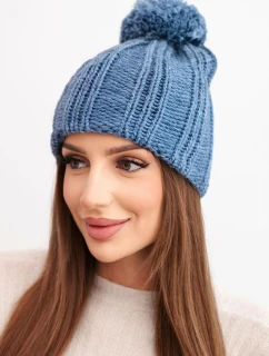 Fleecová čiapka Idalia K284 denim
