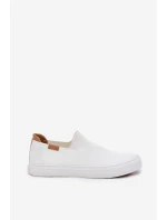 Trampki Damskie Slip-On Big Star RR274717 Białe