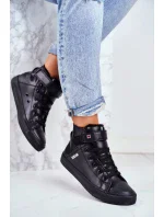 Zateplené kožené tenisky BIG STAR Black