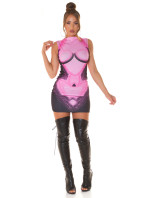 Sexy Koucla Bodycon Minidress with Print